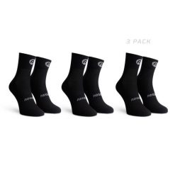 Skarpetki rowerowe Rogelli Core 3-pak. Czarne skarpety Rogelli, bez wzorów. W wyprzedaży za 52.00 zł.