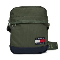 Saszetka Tommy Jeans. Zielone saszetki i nerki Tommy Jeans, bez wzorów, z jeansu. Za 219.99 zł.