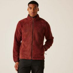 Polar turystyczny męski Midoor. Czerwone bluzy z polaru Regatta, m, bez wzorów, z polaru, bez kaptura. W wyprzedaży za 164.95 zł.