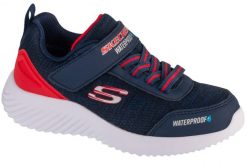 Buty SKECHERS BOUNDER-DRIPPER DROP Niebieski. Czerwone buty turystyczne Skechers, bez wzorów, z materiału, bez zapięcia, trekkingowe. Za 219.99 zł.