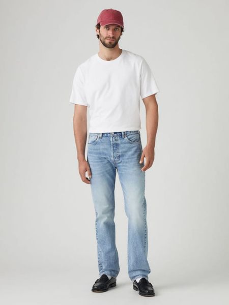 Levi's Dżinsy "501" - Straight fit - w kolorze błękitnym rozmiar: W29/L32. Niebieskie jeansy Levi's®, l. Za 186.19 zł.