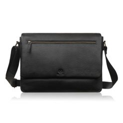 Torba męska skórzana na ramię na laptopa czarna Paolo Peruzzi IM-03-BL. Czarne torby na laptopa . Za 349.00 zł.