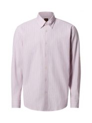 BOSS Orange koszula casual - Ricoplus Mężczyźni Regular Fit Bawełna różowy|biały, XL. Białe koszule BOSS Orange, m, bez wzorów, z bawełny, bez kołnierzyka, bez ramiączek. Za 379.95 zł.