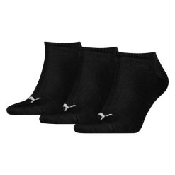 Skarpety Puma Unisex Sneaker Plain 3P. Czarne skarpety Puma, bez wzorów. Za 41.99 zł.
