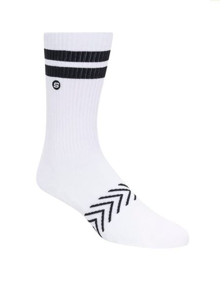 Skechers Skarpety w kolorze białym rozmiar: 43-46. Białe skarpety Skechers, bez wzorów, ze splotem. Za 17.99 zł.