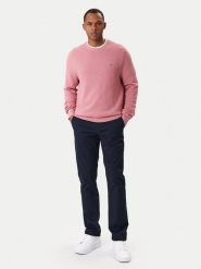 Tommy Hilfiger Sweter Essential MW0MW36347 Koralowy Regular Fit. Pomarańczowe swetry rozpinane Tommy Hilfiger, m, bez wzorów, z bawełny, bez kołnierzyka, bez ramiączek. Za 409.99 zł.