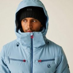 Kurtka narciarska męska z membraną Speed II Dare 2b. Niebieskie kurtki narciarskie i snowboardowe Dare 2B, na zimę, m, bez wzorów, z tkaniny, bez kaptura. Za 999.99 zł.