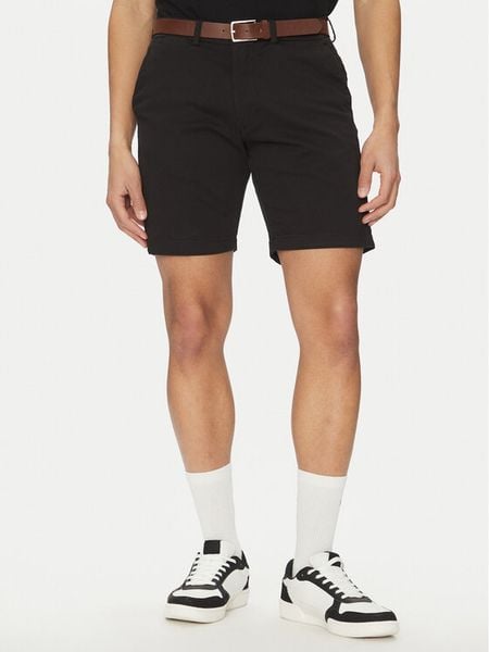 Jack & Jones Szorty materiałowe Marco 12269368 Czarny Regular Fit. Czarne szorty Jack & Jones, l, bez wzorów, z bawełny. Za 109.99 zł.