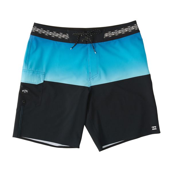 Szorty kąpielowe męskie Billabong Fifty50 Pro. Niebieskie krótkie spodenki sportowe Billabong, m, bez wzorów, z elastanu. Za 149.99 zł.
