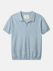 COLOURS & SONS Koszulka polo w kolorze błękitnym rozmiar: L. Niebieskie koszulki polo COLOURS & SONS, l, bez wzorów, bez kołnierzyka, bez ramiączek. Za 187.49 zł.