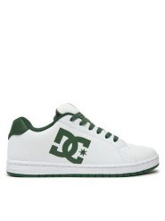 DC Sneakersy GAVELER SN ADYS100574-WF0 Biały. Białe buty sportowe casual DC, bez wzorów, ze skóry, bez zapięcia. Za 159.99 zł.