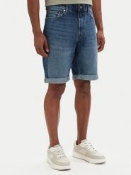 HUGO Szorty jeansowe 50560386 Niebieski Tapered Fit. Niebieskie szorty Hugo, m, bez wzorów, z bawełny. Za 449.99 zł.