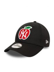 New Era Czapka z daszkiem Youth Apple 9Forty 60565271 Czarny. Czarne czapki z daszkiem New Era, bez wzorów, z bawełny. Za 89.99 zł.