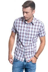 KOSZULA MĘSKA WRANGLER SS 1PKT BDOWN SHIRT WHITE W5J11O989 112130158. Białe koszule Wrangler, m, bez wzorów, bez kołnierzyka, bez ramiączek. Za 129.99 zł.