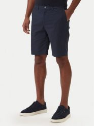 Calvin Klein Szorty materiałowe LV04LF622G Granatowy Slim Fit. Niebieskie szorty CALVIN KLEIN, m, bez wzorów, z bawełny. Za 369.99 zł.