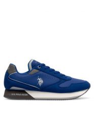 U.S. Polo Assn. Sneakersy NOBIL003M/4HY8 Niebieski. Niebieskie buty sportowe casual U.S. Polo Assn., bez wzorów, z syntetyku, bez zapięcia. Za 207.99 zł.