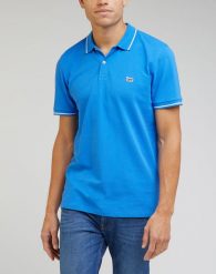 LEE PIQUE MĘSKA KOSZULKA POLO POLÓWKA FERRIS L61ARLA13 112330618. Koszulki polo Lee, l, bez wzorów, bez kołnierzyka, bez ramiączek. Za 109.99 zł.