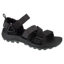 Sandały Merrell Speed Fusion Sport Rmx J007083 czarne. Czarne sandały z gumy, bez zapięcia. Za 555.12 zł.