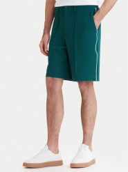 Guess Szorty sportowe Z6GD11 K3210 Zielony Regular Fit. Zielone krótkie spodenki sportowe Guess, m, z aplikacjami, z syntetyku. Za 379.99 zł.