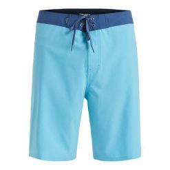 Spodenki boardshort dla Mężczyzn SURFSILK KAIMANA 20". Niebieskie odzież kąpielowa Quiksilver, m, bez wzorów, z elastanu, sportowe. Za 229.99 zł.