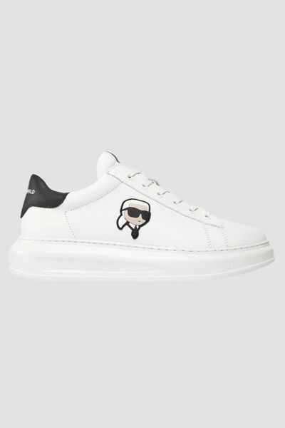 KARL LAGERFELD Białe sneakersy Kapri Nft Lo Lace, Rozmiar 43. Białe buty sportowe casual KARL LAGERFELD, bez wzorów, bez zapięcia. W wyprzedaży za 495.99 zł.