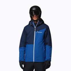 Kurtka narciarska męska Columbia Iceberg Point II. Niebieskie kurtki narciarskie i snowboardowe Columbia, m, bez wzorów, narciarskie. Za 609.99 zł.