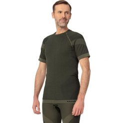 T-shirt turystyczny termoaktywny męski Tagart Woodsman z jonami srebra. Zielone bielizna termoaktywna TAGART, m, bez wzorów, bez ramiączek. Za 149.00 zł.