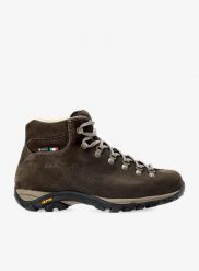 Buty GORE-TEX męskie Zamberlan New Trail Lite Evo GTX. Brązowe buty turystyczne Zamberlan, bez wzorów, z gore-texu, bez zapięcia, trekkingowe, gore-tex. Za 1,098.65 zł.