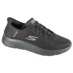 Buty do biegania męskie, Slip-Ins: Max Cushioning Premier 2.0. Czarne buty do biegania Skechers, bez wzorów, z materiału, bez zapięcia, do biegania, skechers sport. Za 529.99 zł.