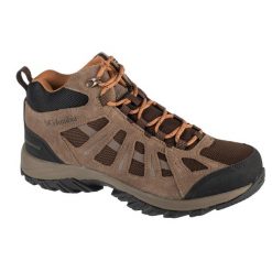 Buty trekkingowe męskie Columbia Redmond Iii Mid Waterproof. Brązowe buty trekkingowe Columbia, bez wzorów, ze skóry, bez zapięcia. Za 501.00 zł.