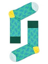 Happy Socks Skarpety "Dressed Office Chair Crew" w kolorze zielonym rozmiar: 39-42. Zielone skarpety Happy Socks, bez wzorów, prążkowane. Za 52.67 zł.