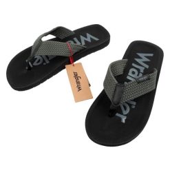 Buty klapki męskie Wrangler Zane Flipflop. Czarne klapki Wrangler. Za 99.00 zł.
