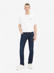 Levi's Dżinsy "511" - Slim fit - w kolorze granatowym rozmiar: W33/L34. Niebieskie jeansy Levi's®, l. Za 303.45 zł.