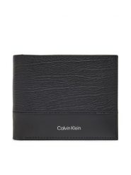 Calvin Klein Portfel męski Subtle Mix Bifold 5Cc W/Coin K50K512858 Czarny. Czarne portfele CALVIN KLEIN, bez wzorów, ze skóry. Za 279.99 zł.