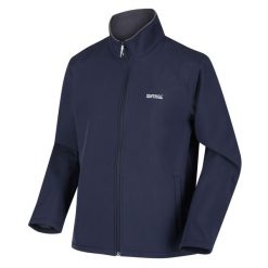 Softshell turystyczny męski Cera V. Niebieskie kurtki softshell Regatta, m, bez wzorów, z elastanu, bez kaptura. W wyprzedaży za 159.99 zł.