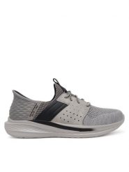 Skechers Sneakersy Slade-Ocon 210811/GRY Szary. Szare buty sportowe casual Skechers, bez wzorów, z materiału, bez zapięcia. Za 289.99 zł.