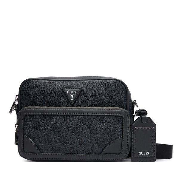 Saszetka Guess. Szare saszetki i nerki Guess, z aplikacjami, małe, bez dodatków. Za 352.99 zł.