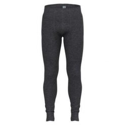 Legginsy termoaktywne męskie Odlo ACTIVE WARM ECO. Szare bielizna termoaktywna ODLO, m, bez wzorów, bez ramiączek, trekkingowe. Za 249.99 zł.