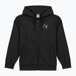 Bluza męska Diadora Hoodie FZ Essential Sport. Czarne bluzy z kapturem Diadora, m, bez wzorów, z bawełny, z kapturem. Za 169.99 zł.