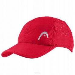 Czapka tenisowa Head Pro Player Cap czerwona. Czerwone czapki z daszkiem Head, bez wzorów. Za 99.00 zł.