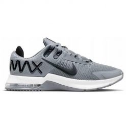 Buty treningowe męskie Nike Air Max Alpha Trainer 4. Szare buty treningowe Nike, bez wzorów, z materiału, na fitness i siłownię, nike air max. Za 523.00 zł.