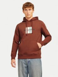 Jack&Jones Bluza 12262513 Brązowy Regular Fit. Brązowe bluzy Jack&Jones, m, bez wzorów, z bawełny, bez kaptura. Za 119.99 zł.