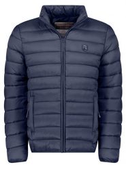 Geographical Norway Kurtka pikowana w kolorze granatowym rozmiar: S. Niebieskie kurtki Geographical Norway, s, bez wzorów, bez kaptura. Za 138.87 zł.