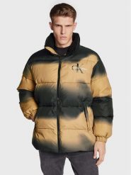 Calvin Klein Jeans Kurtka zimowa J30J321970 Beżowy Oversize. Brązowe kurtki Calvin Klein Jeans, na zimę, l, bez wzorów, z jeansu, bez kaptura. Za 879.99 zł.