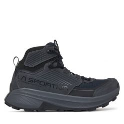 Trekkingi La Sportiva. Szare botki sznurowane La Sportiva, bez wzorów, bez zapięcia. Za 999.99 zł.