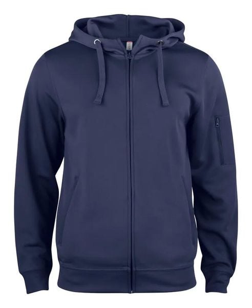Clique Basic Active Hoody Full Zip – Bluza z kapturem barwiona przędza. Niebieskie bluzy z kapturem CLIQUE, s, bez wzorów, z materiału, z kapturem. Za 196.79 zł.