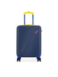 Semi Line Walizka kabinowa T5937-1 Granatowy. Niebieskie walizki Semi-line, bez wzorów, z tworzywa sztucznego. Za 189.99 zł.