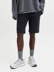 Jack & Jones Szorty dresowe "Gordon" w kolorze czarnym rozmiar: XL. Czarne krótkie spodenki sportowe Jack & Jones, xl, bez wzorów, z bawełny. Za 65.85 zł.