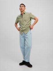 Jack & Jones Koszulka w kolorze khaki rozmiar: L. Zielone bezrękawniki Jack & Jones, l, bez wzorów, z bawełny, bez kołnierzyka, bez ramiączek. Za 37.38 zł.