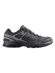 SALOMON Buty turystyczne "Extegra GTX" w kolorze czarno-srebrnym rozmiar: 42,5. Czarne buty trekkingowe Salomon, bez wzorów, z materiału, bez zapięcia. Za 304.99 zł.
